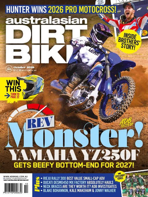 Cover image for Australasian Dirt Bike Magazine